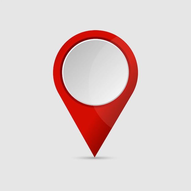 vector location pin multiple style