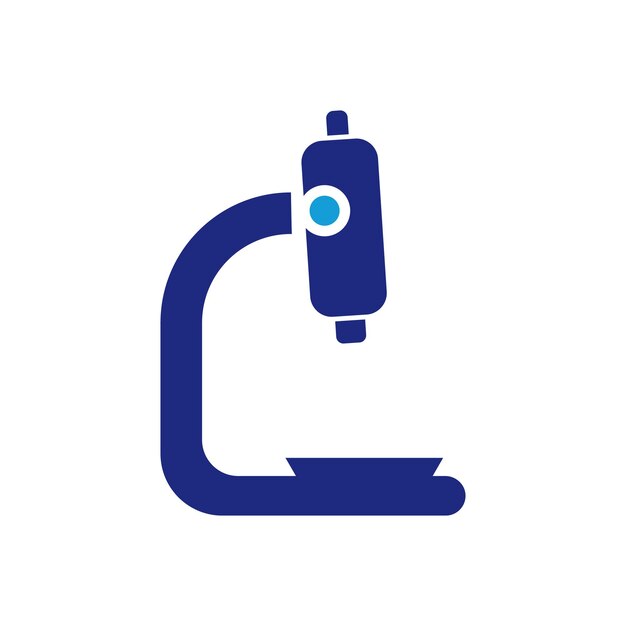 vector microscope icon
