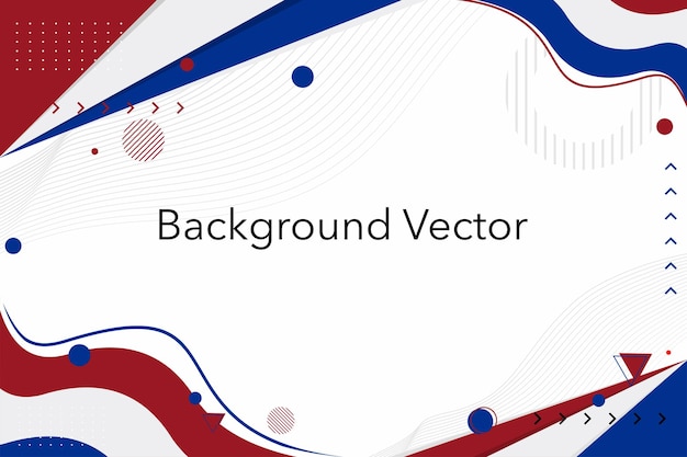 Vector Modern abstract background with geometric shapes and lines Premium
