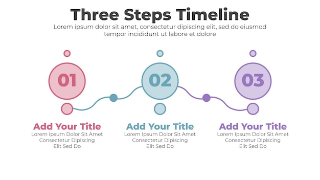 vector modern business timeline infographic template