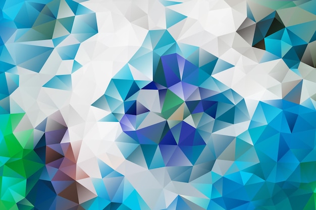 vector multicolored abstract background of effect geometric triangles