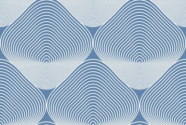 Vector ornamental pattern, seamless art background decorated with white lines, best for graphic and web design. Geometric ornate decoration.