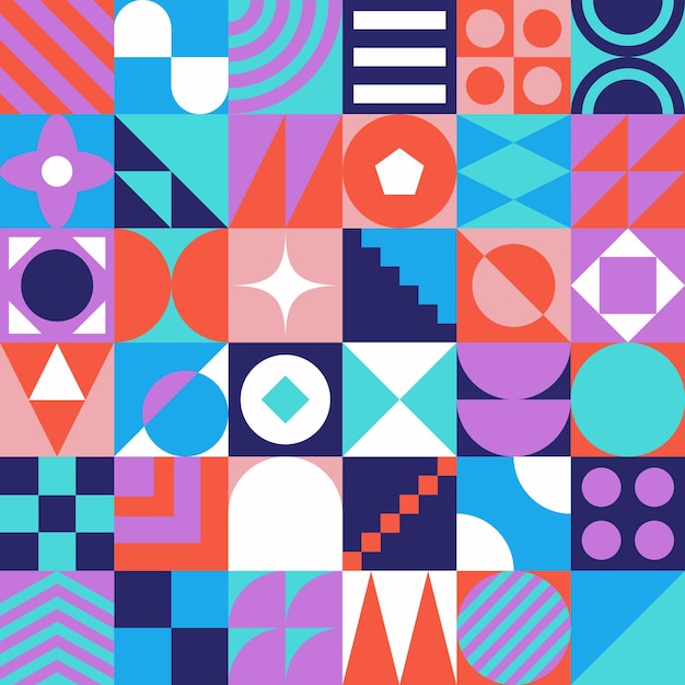 vector pattern design with geometric