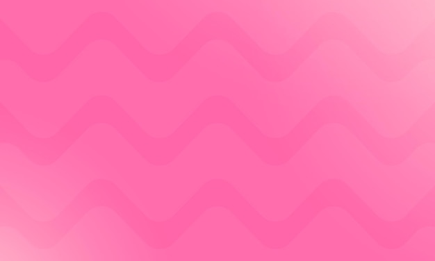 Vector pink background with abstract waves