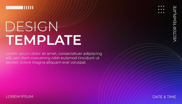 Vector Purple orange blue black grainy vertical color gradient background mobile wallpaper backdrop