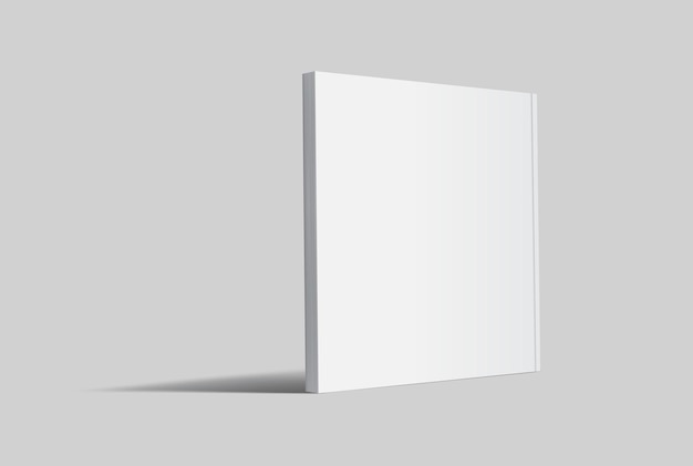 Vector realistic 3d magazine mockup with white blank cover For the business presentation magazine