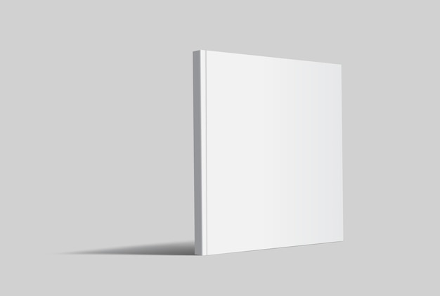 Vector realistic 3d magazine mockup with white blank cover For the business presentation magazine