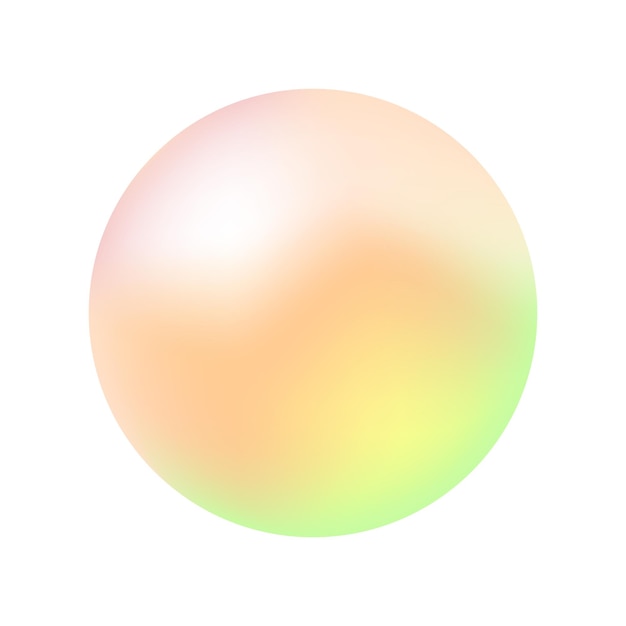 Vector round soft color gradient modern abstract background