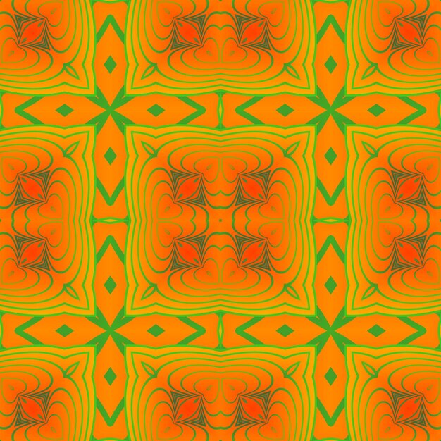 vector seamless abstract background in orange color combined with red color