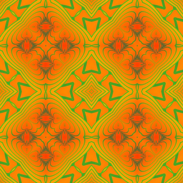 vector seamless abstract background in orange color combined with red color