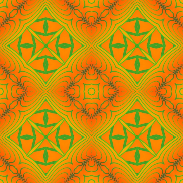 vector seamless abstract background in orange color combined with red color