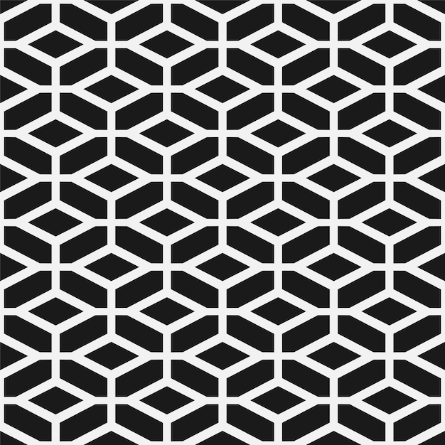 vector seamless geometric pattern modern grid simple texture repeat abstract monochrome background