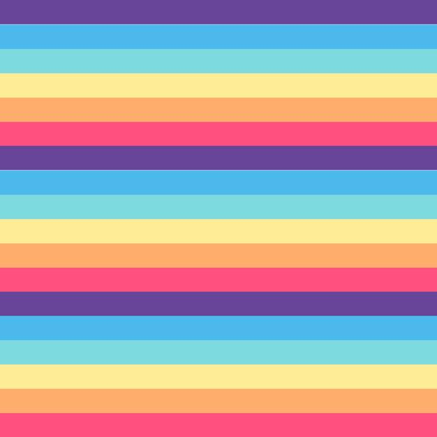 Vector seamless pattern of hand drawn doodle lgbt pride rainbow hearts isolated on white background