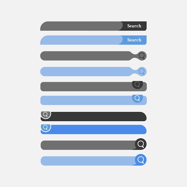 Vector search bar icon for poster or social media or pamphlet