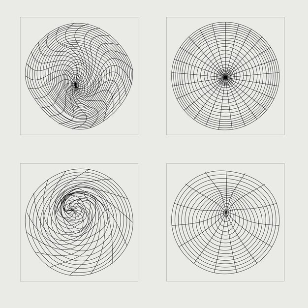 Vector set of Y2K Rave psychedelic retro futuristic set For modern Tshirts designed
