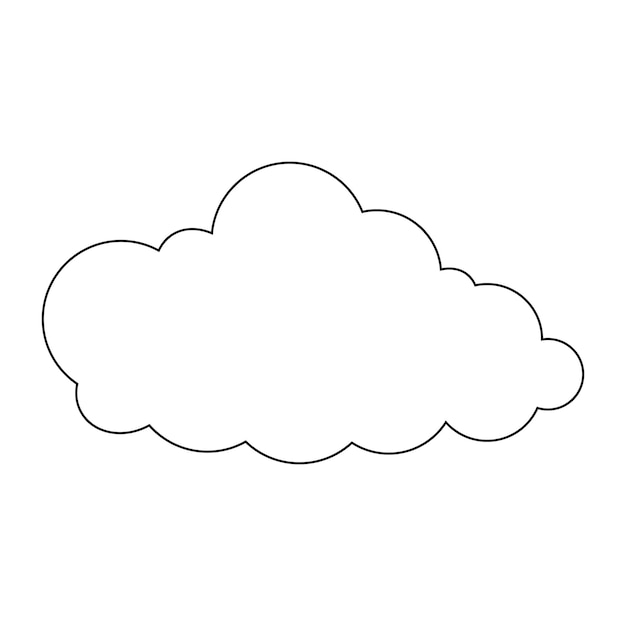 vector sky element cloud coloring
