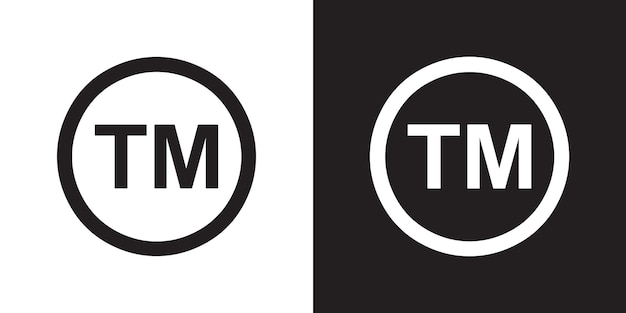 Vector Unregistered Trademark Symbol Black And White