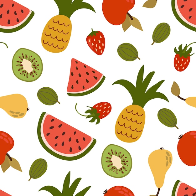 Vegetable seamless pattern Design for fabric textiles wallpaper packaging cafe