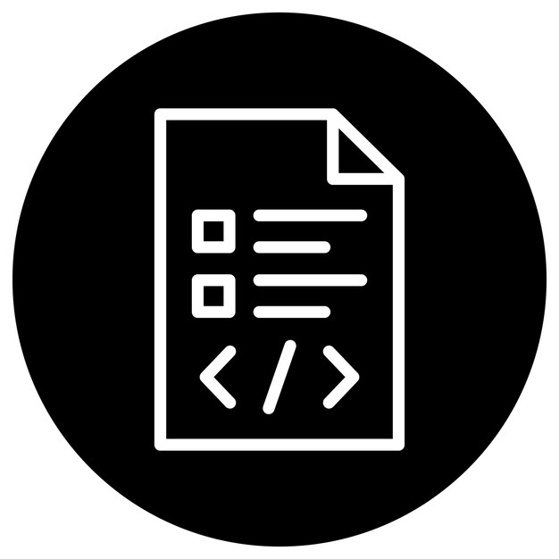 Vektori-ikoni kuva käsikirjoituksesta, design