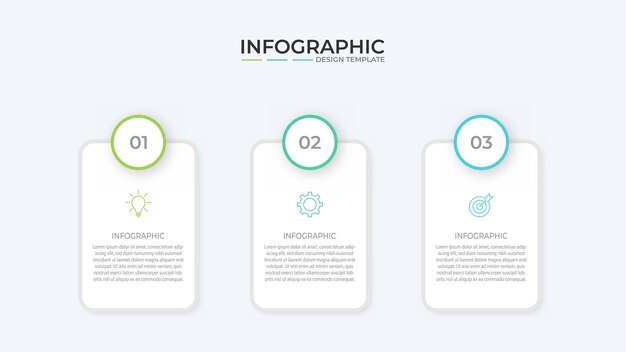 Vektori-infografiikan tarrasapluuna, jossa on ikoneita ja 3 vaihtoehtoa tai vaihetta