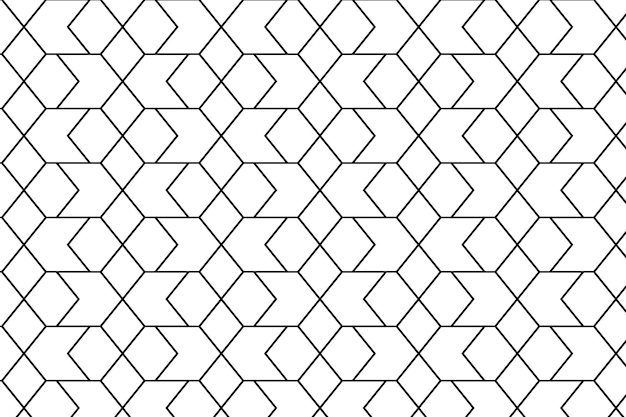Vektori saumaton koristeellinen geometristen muotojen kuviotausta