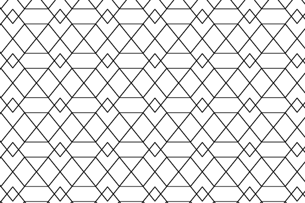 Vektori saumaton koristeellinen geometristen muotojen kuviotausta