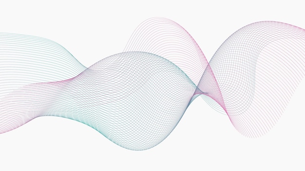 Vektoritausta matematiikan piirroksesta - kuvio, jossa on hienoja kaaria transitoneita, geometrian kauneutta
