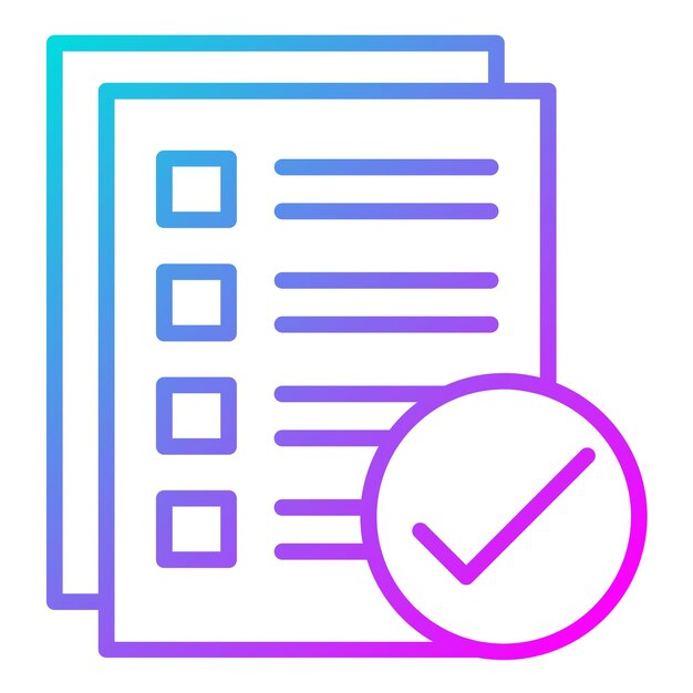 Verification vector icon Can be used for Quality Assurance iconset