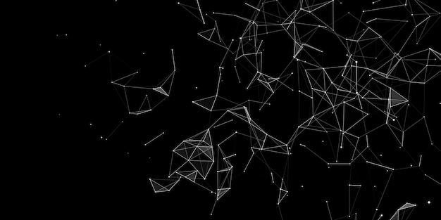 Verkkoyhteysrakenne Teknologia yhdistää suurikokoisen datan Tieteen tausta Liiketoiminnan futuristinen tausta