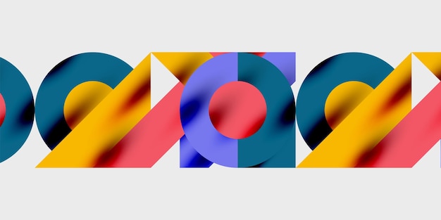 Vibrant abstract background circles with smooth gradients creating a dynamic and modern design Ideal for creative tech or contemporarythemed projects
