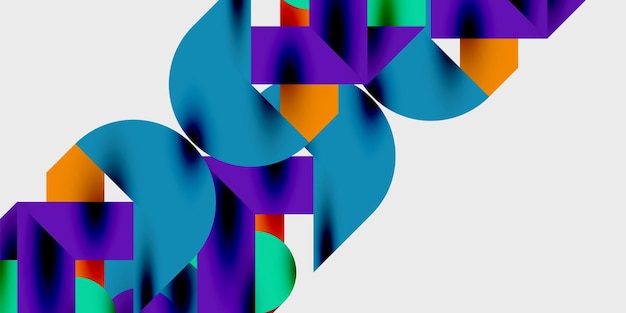 Vibrant abstract background circles with smooth gradients creating a dynamic and modern design Ideal for creative tech or contemporarythemed projects