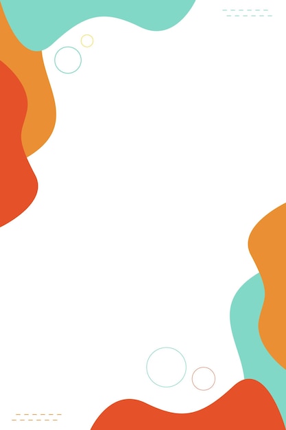 Vibrant Abstract Geometric Shapes with Colorful Flow