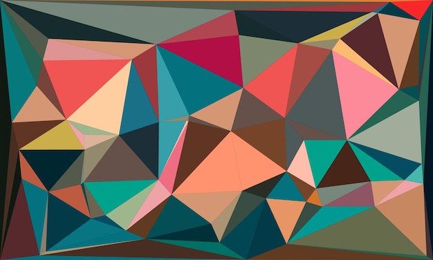 vibrant polygon background collection abstract geometric patterns in bold and pastel hues