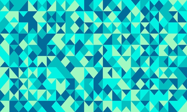 Vibrant teal and mint geometric pattern Seamless triangle mosaic design perfect for website backgrounds textile prints or modern branding Clean contemporary style adds visual interest