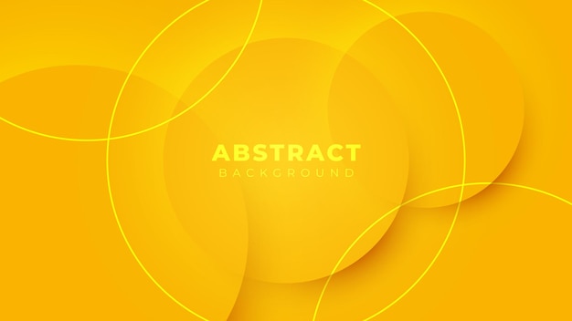 Vibrant Yellow Abstract Background