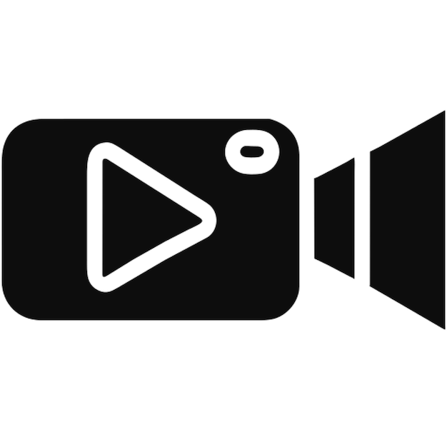 video camera icon pictogram