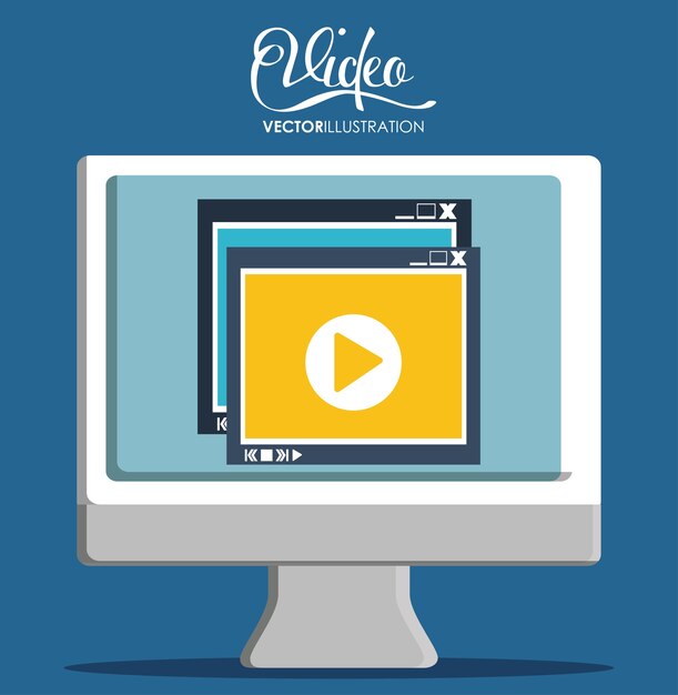 Video icon design