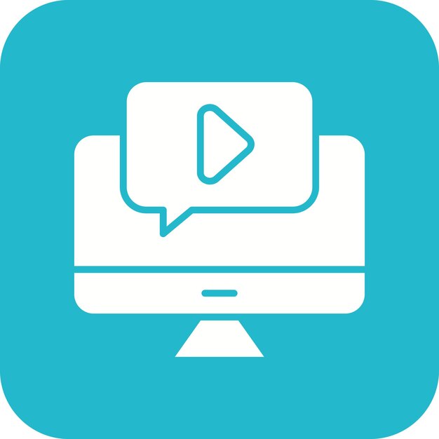 Video Tutorial icon vector image Can be used for Learning