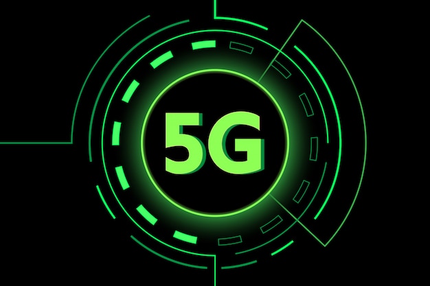 Vihreä 5G uusi teknologia internet wifi