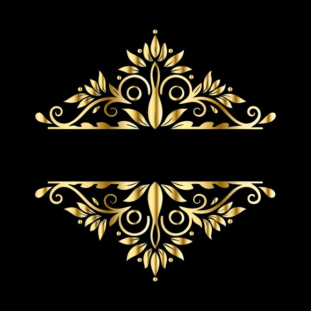 vintage luxury frame shapes islamic ornament label borders for elegant wedding card amp text design