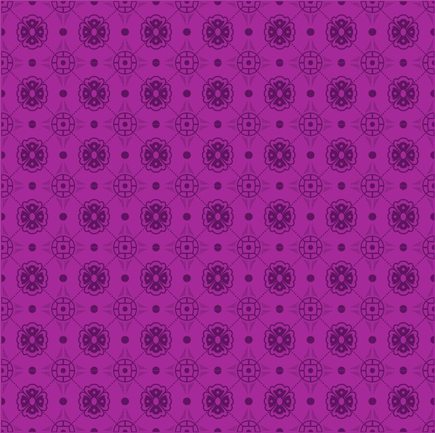 Vintage seamless floral pattern style