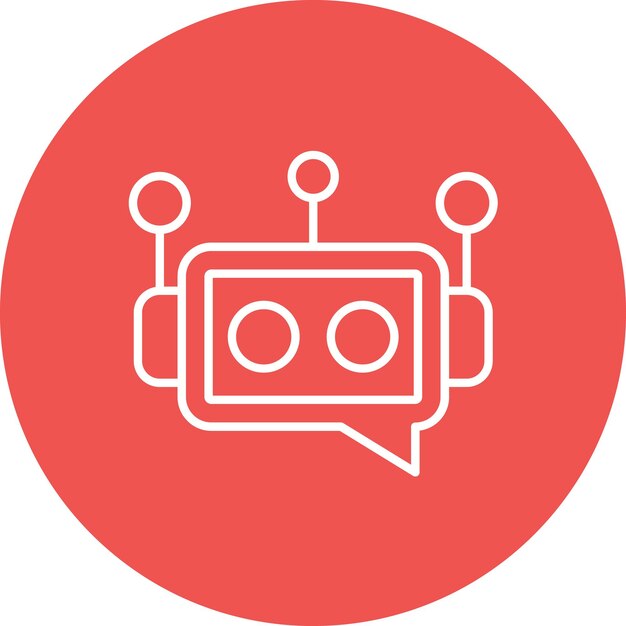 virtual assistant icon vector image can be used for digital nomad