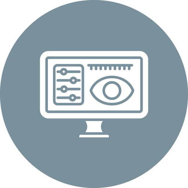 Visual Design icon vector image Can be used for Social Media Agency