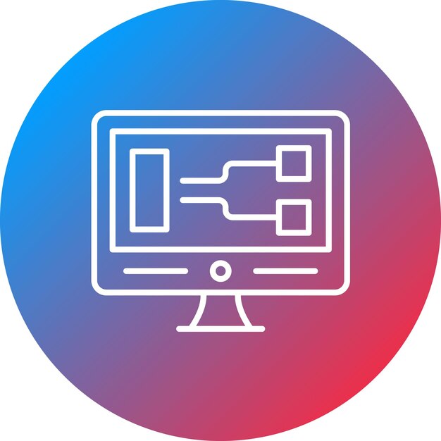 Visual Programming icon vector image Can be used for No Code