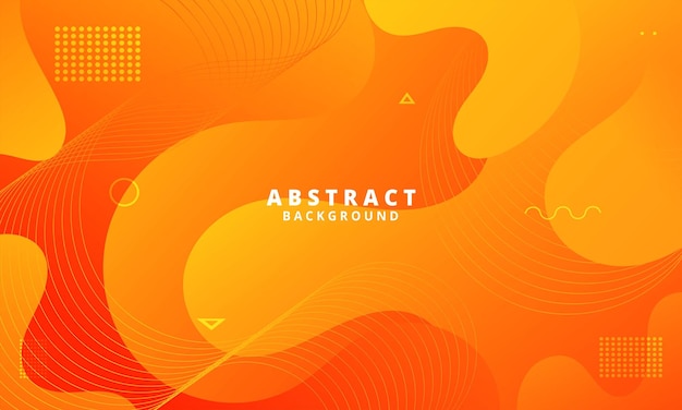 Visually striking orange and yellow gradient waves for branding