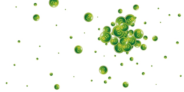 Vitamin B12 messy round pills