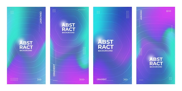 vivid gradient abstract background design with geometric and futuristic elements