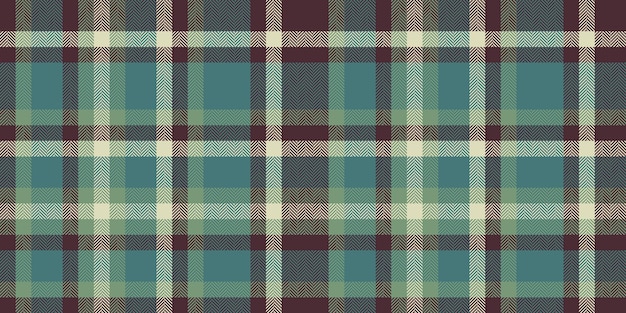 volume vector pattern textile effect fabric background tartan kid seamless plaid check texture in teal and dark colors