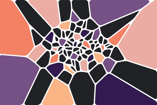 voronoi colorful diagram geometrical tile texture, background, stone texture, print fabrics pattern