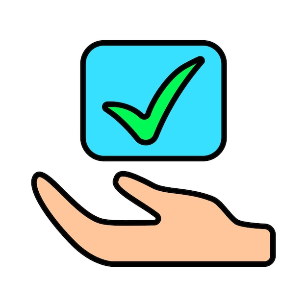 Voting set icon Hand pressing checkmark button electronic voting online polls election decisionmaking voter participation ballot selection democracy political choice civic engagement